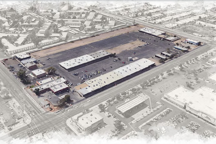 danelle plaza aerial photo