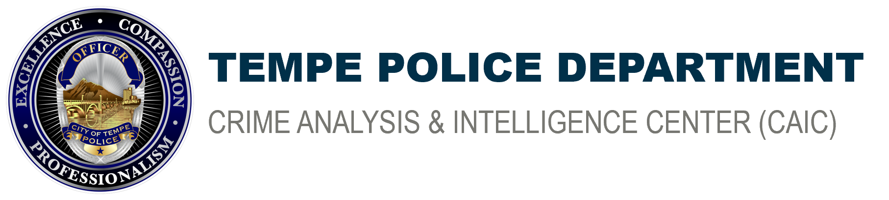 Crime Analysis & Intelligence Center Header