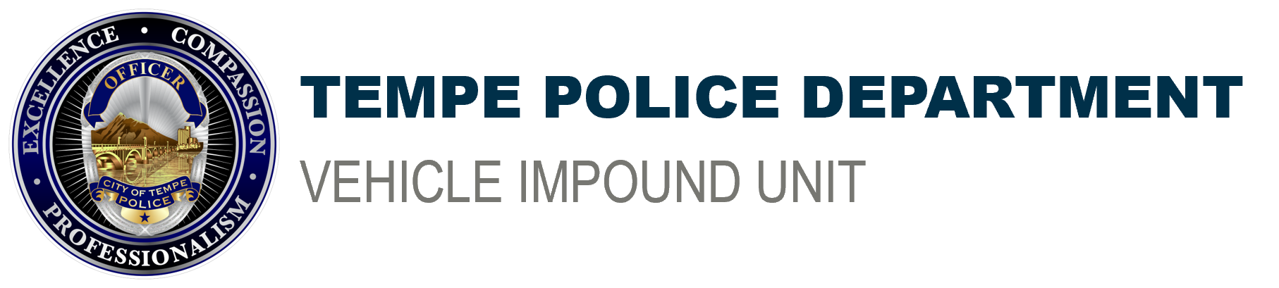 Vehicle Impound Unit Header